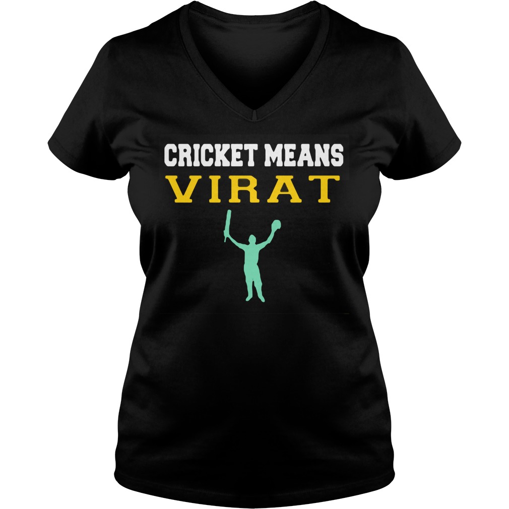 Cricket Means Virat V Neck