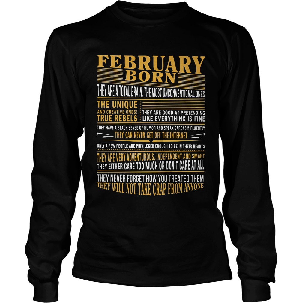 February Born Longsleeve