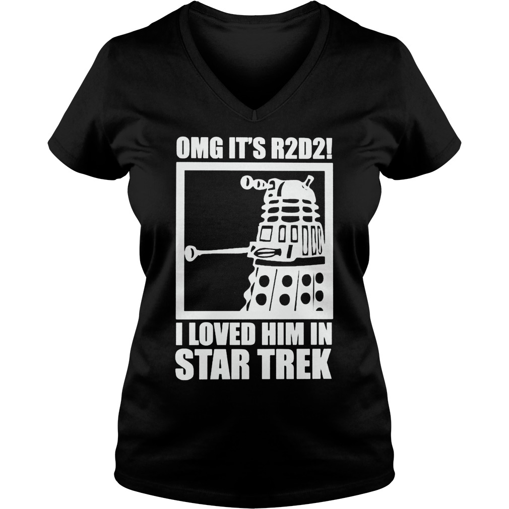 I Loved Him In Star Trek Ladies V Neck