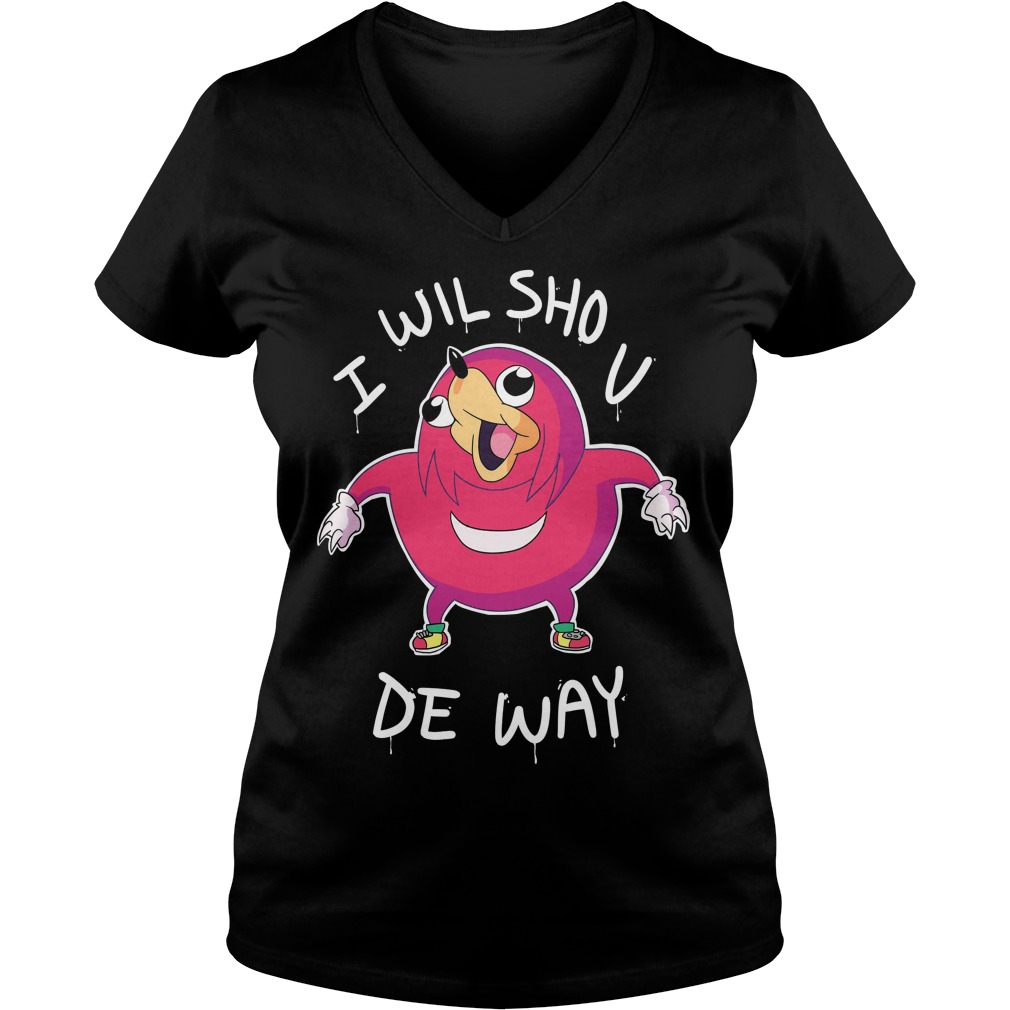 I Will Shou De Way Ladies Vneck