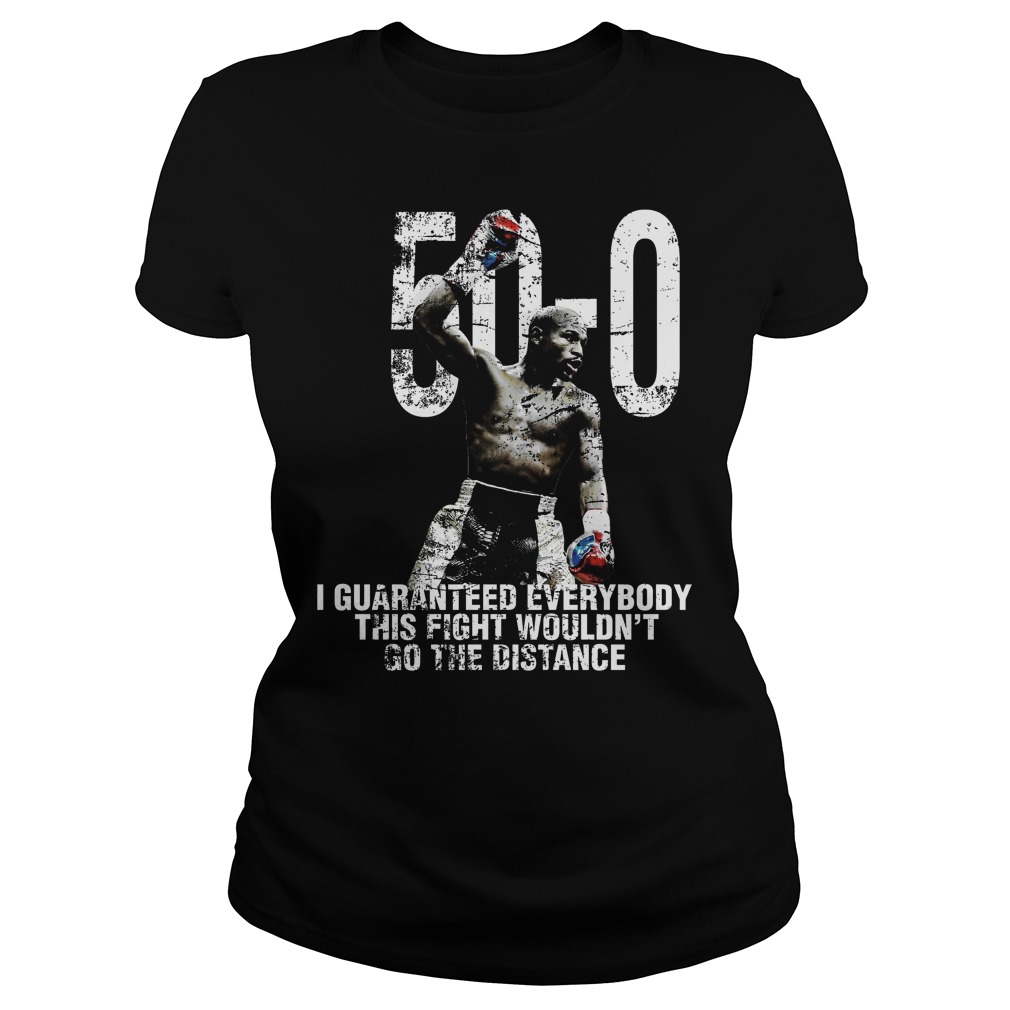 Mayweather 50 0 Ladies Tee