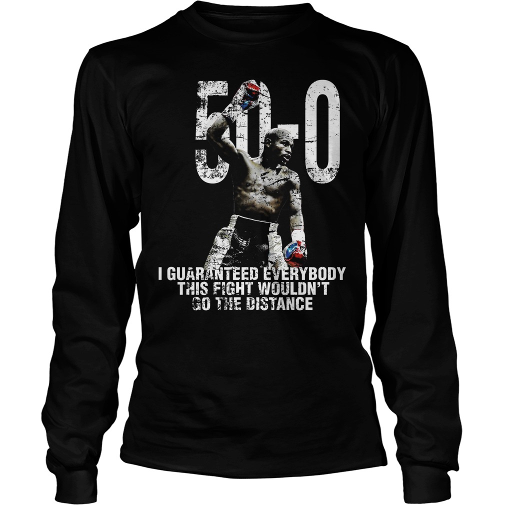 Mayweather 50 0 Longsleeve