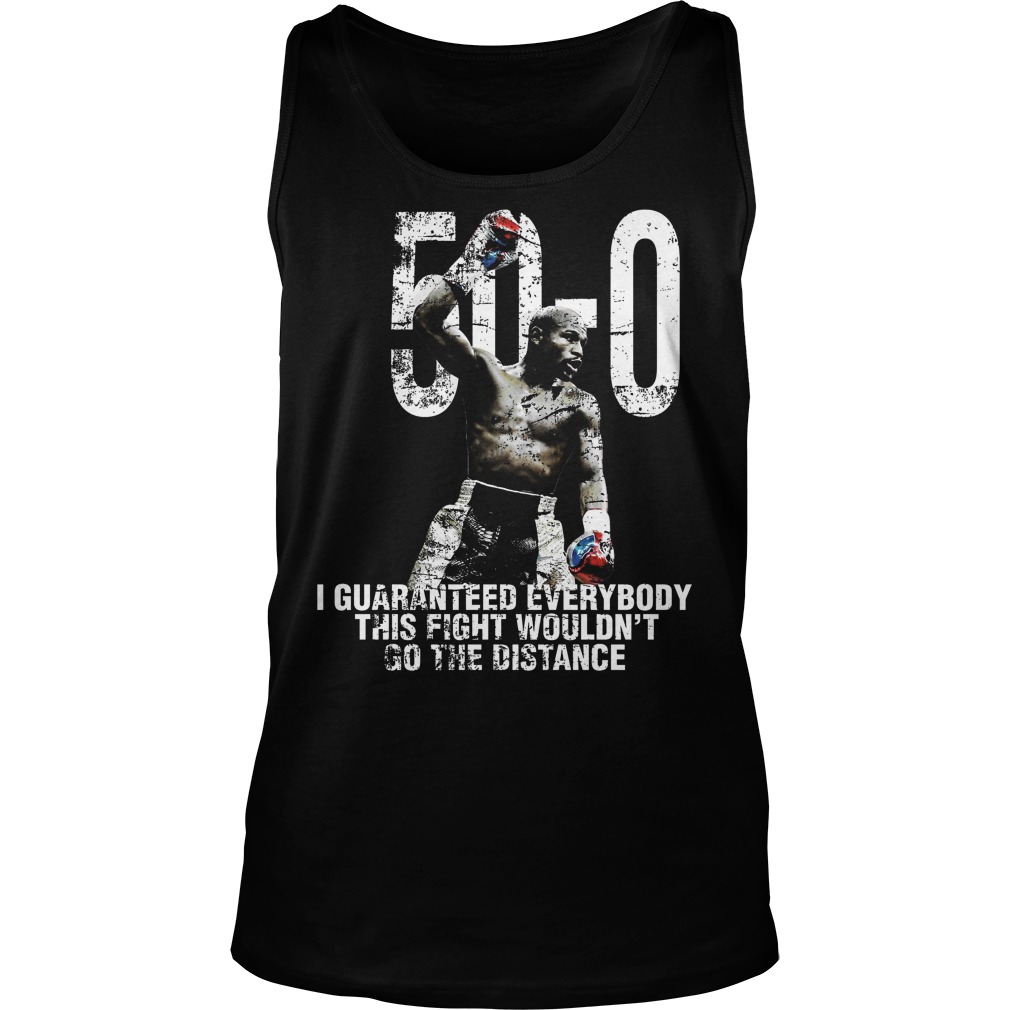 Mayweather 50 0 Tank Top