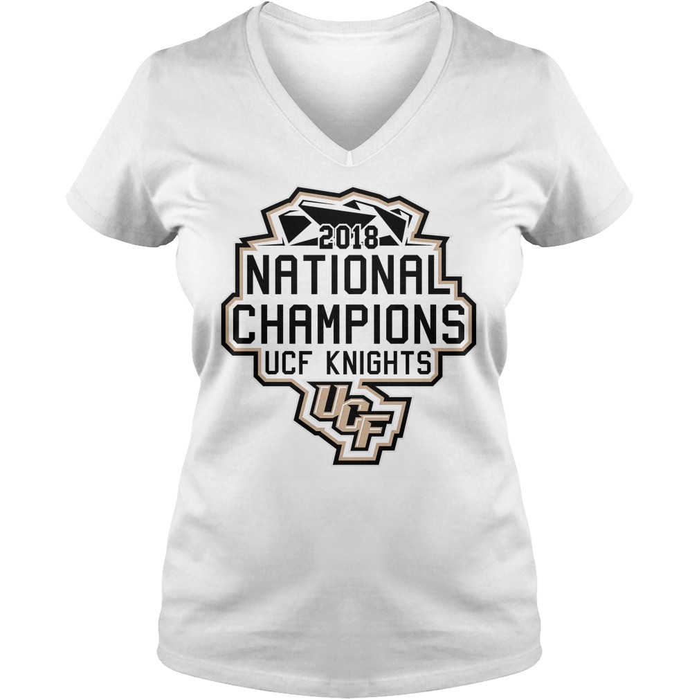 National Champions Ucf Knights 2018 Ladies Vneck