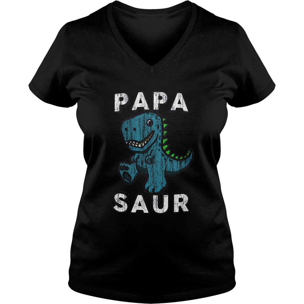 Papa Saur Ladie Vneck