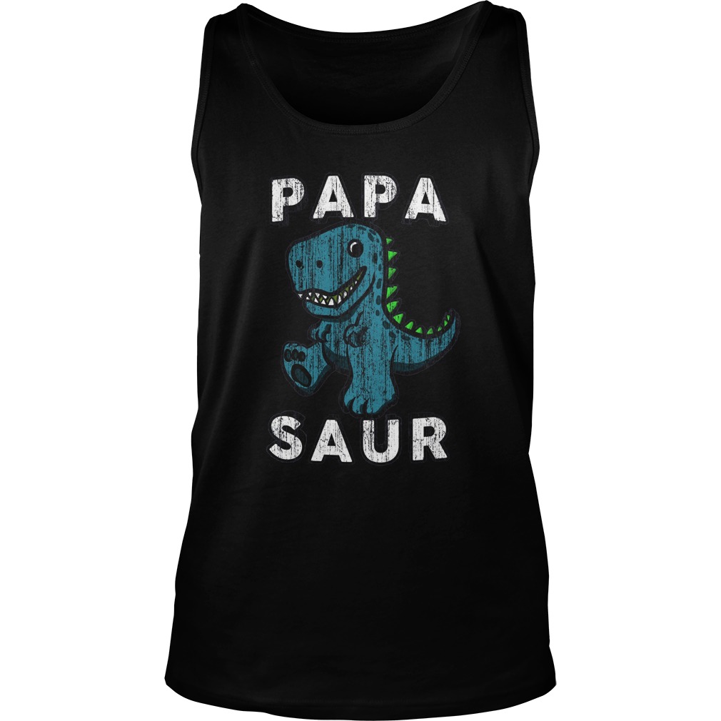 Papa Saur Tank Top