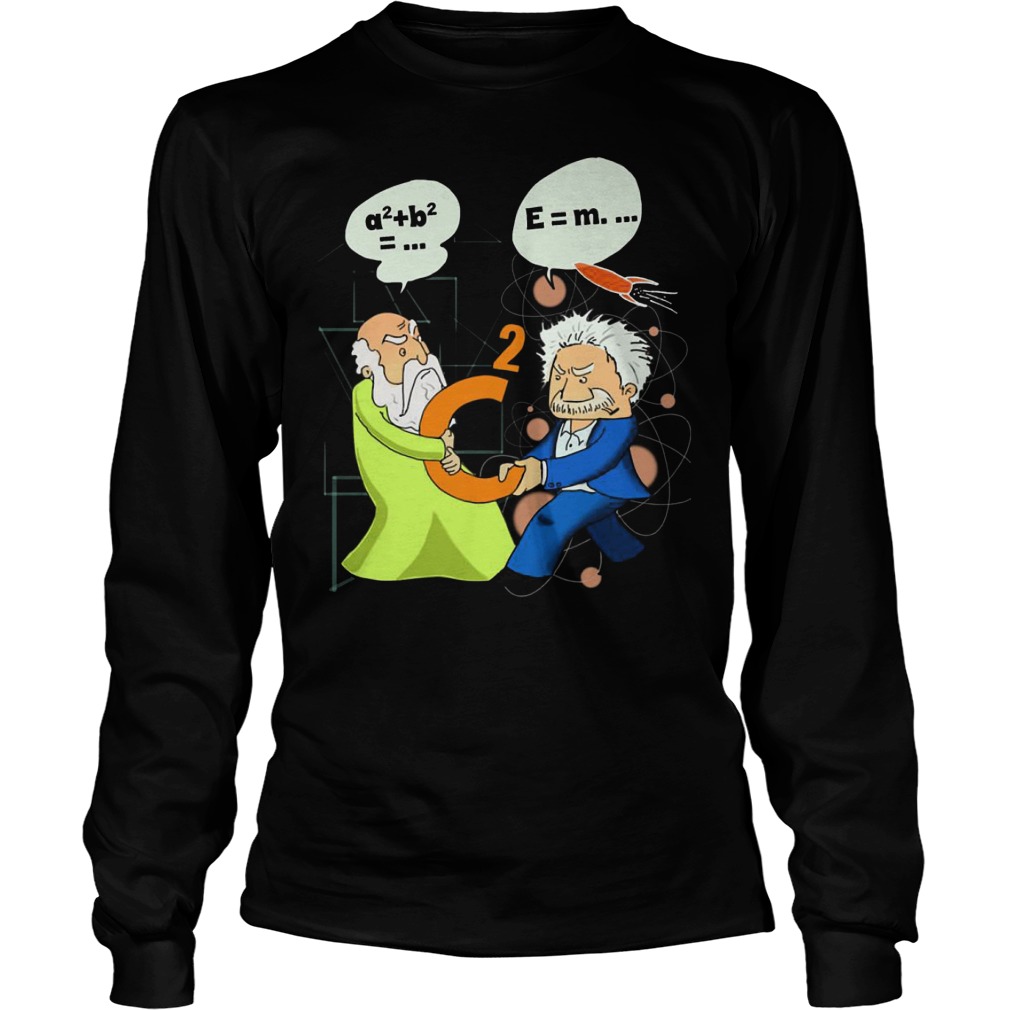 Pythagoras Vs Einstein Longsleeve