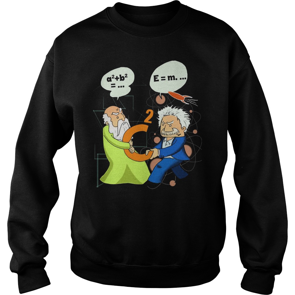 Pythagoras Vs Einstein Sweater