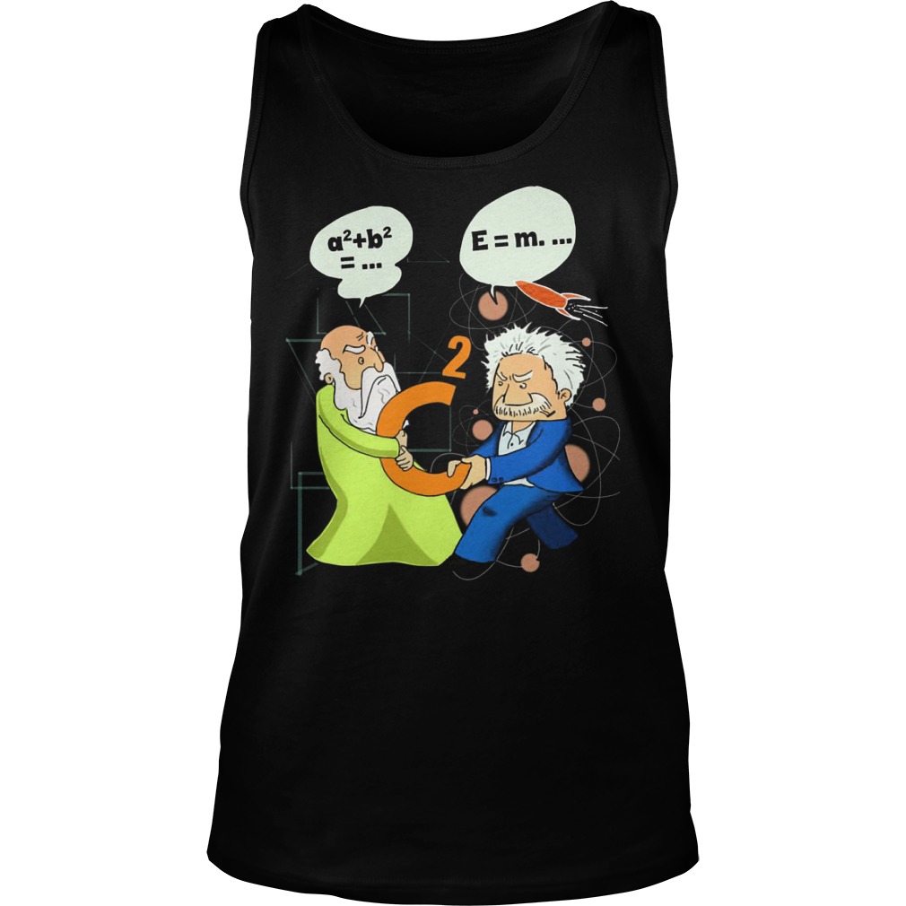Pythagoras Vs Einstein Tank Top