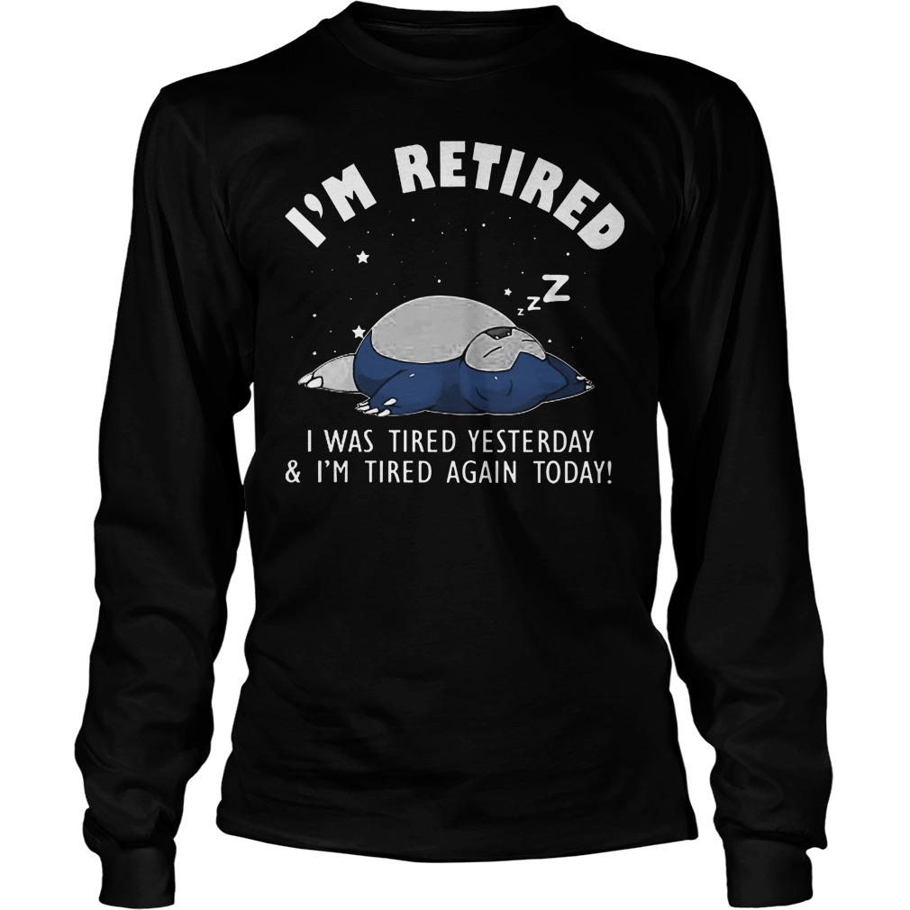 Snorlax Retire Longsleeve Tee