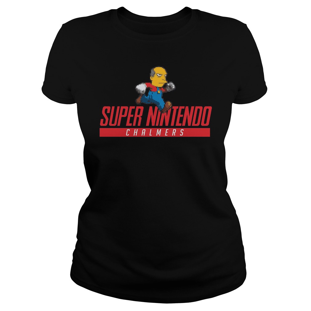Super Nintendo Chamlemer Simpson Ladie Tee