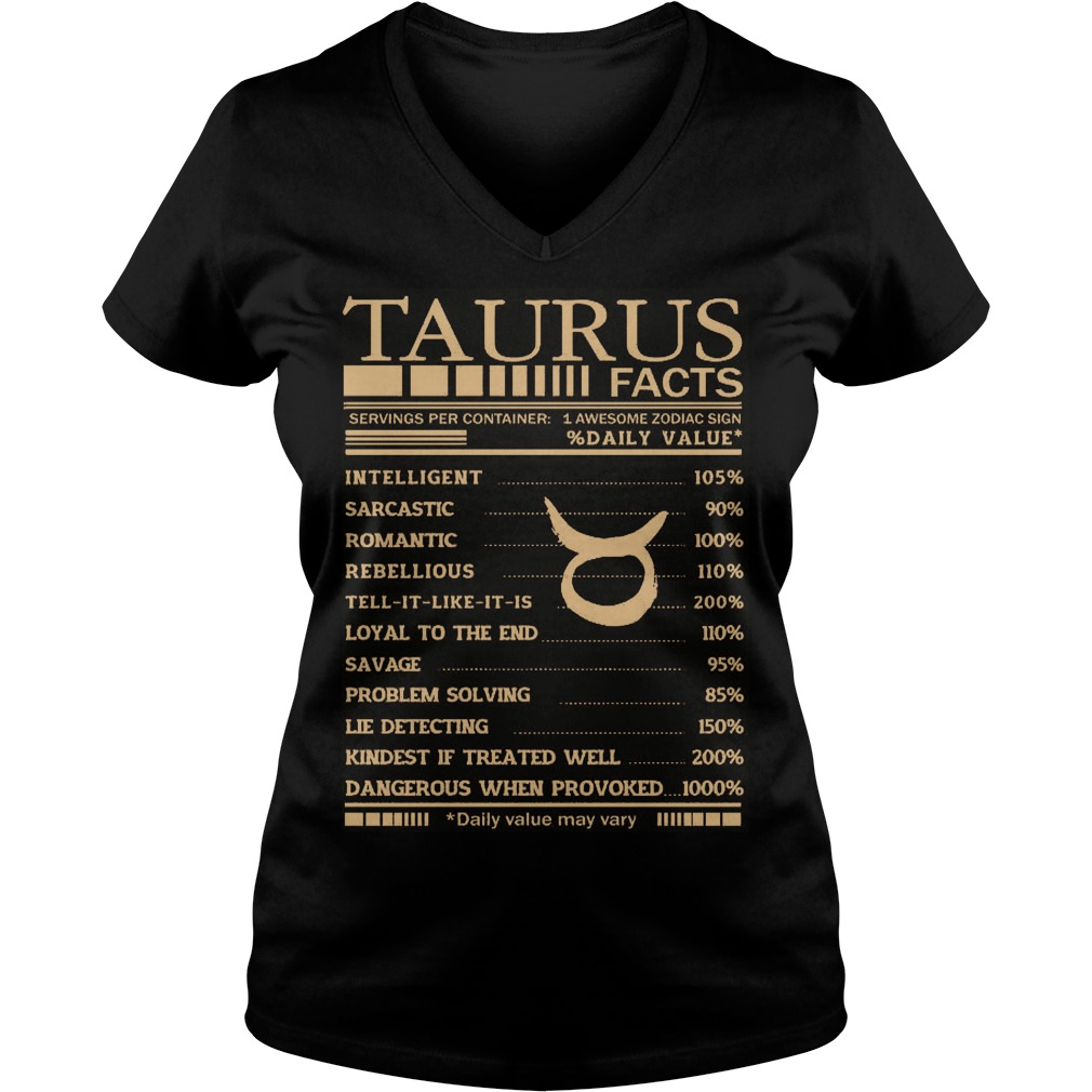 Taurus Facts V Neck