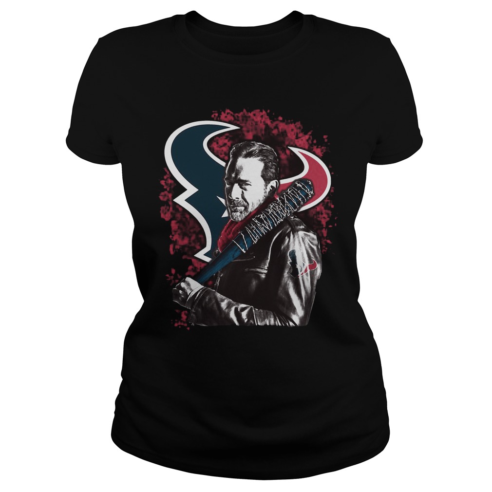 The Walking Dead Negan Houston Texans Ladies Tee