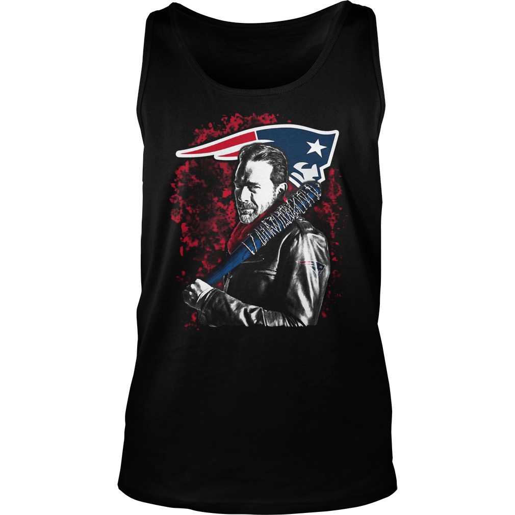 The Walking Dead Negan New England Patriots Tank Top