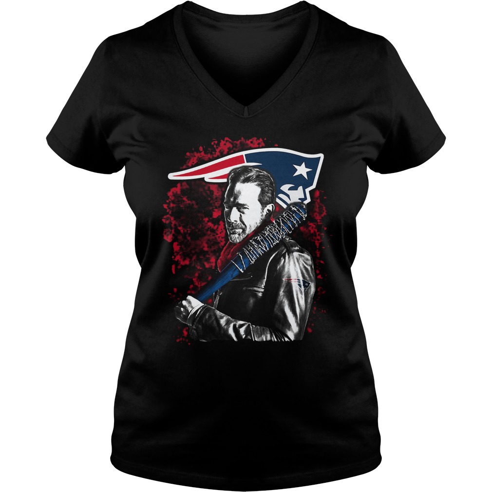 The Walking Dead Negan New England Patriots V Neck