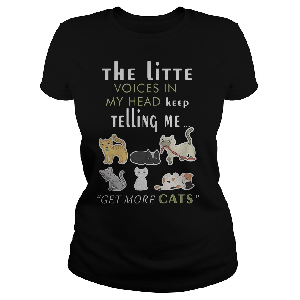 The Little Voices In My Head Keep Telling Me Ladie Tee