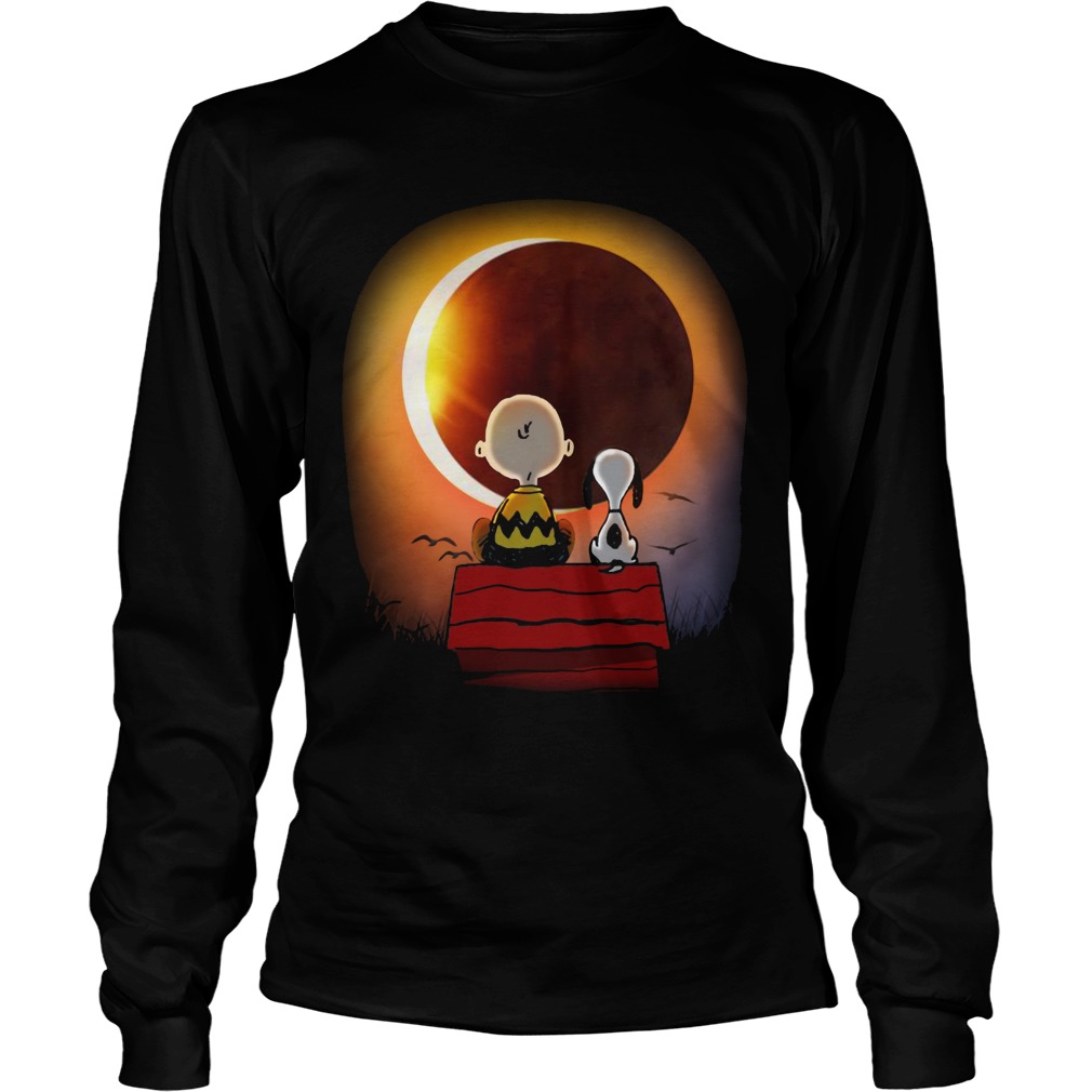 Charlie Brown Snoopy Red Moon Longsleeve