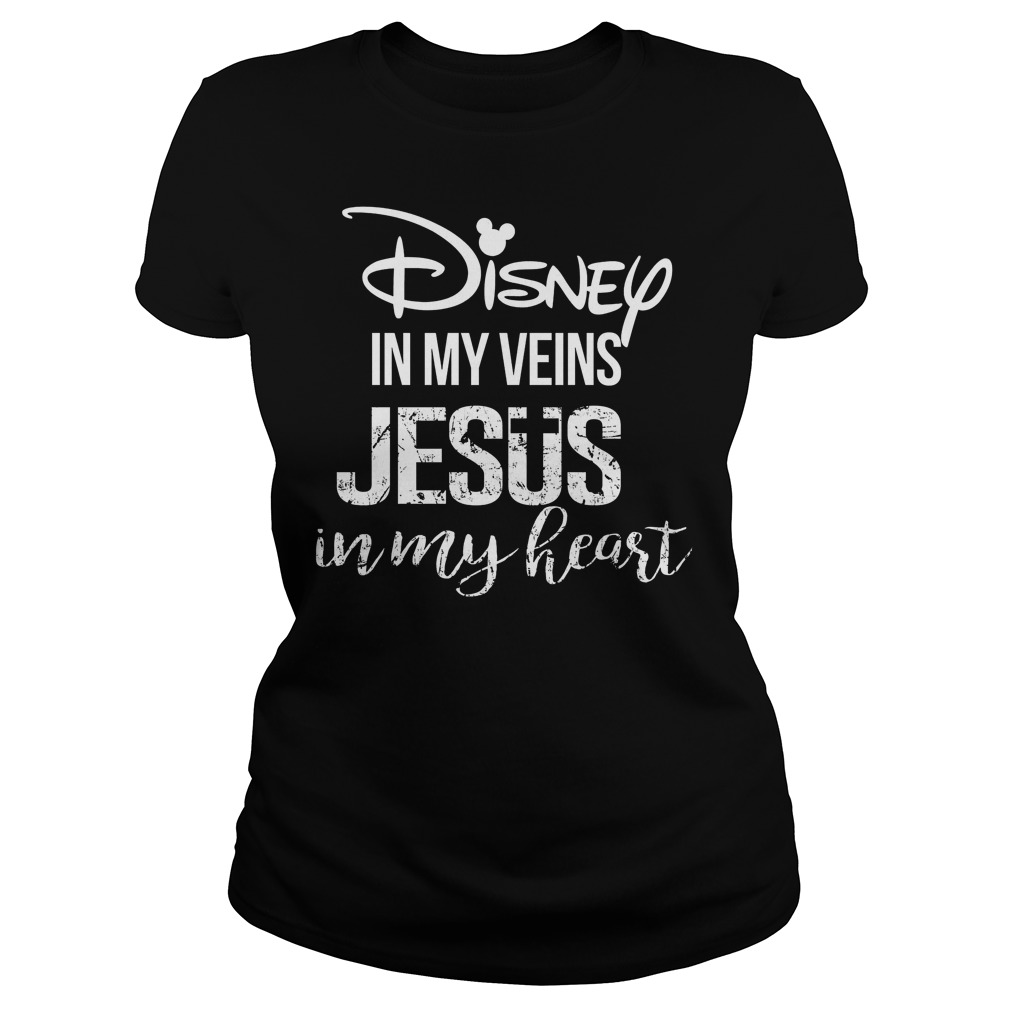Disney Veins Jesus Heart Ladies