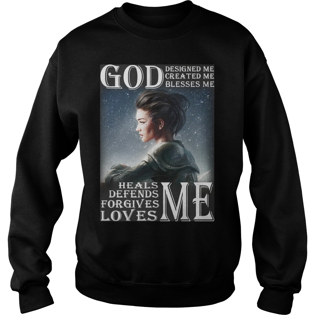 God Designed Created Blesses Sweatshirt