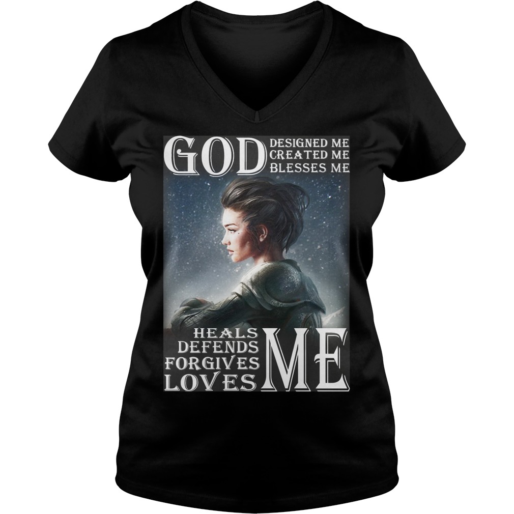 God Designed Created Blesses Vneck