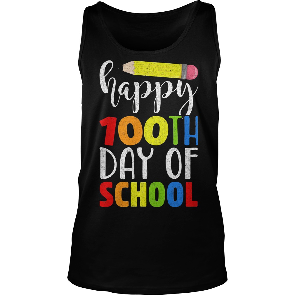 Happy 100th Day School Tanktop