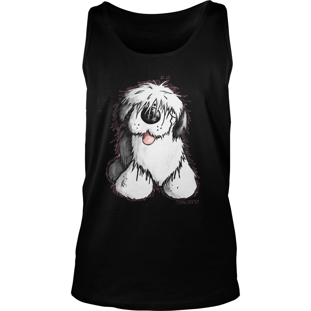Happy Old English Sheepdog Tanktop