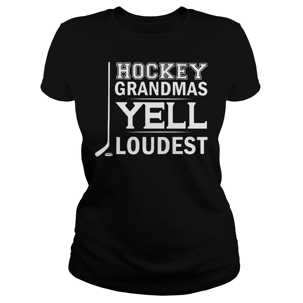Hockey Grandmas Yell Loudest Ladies