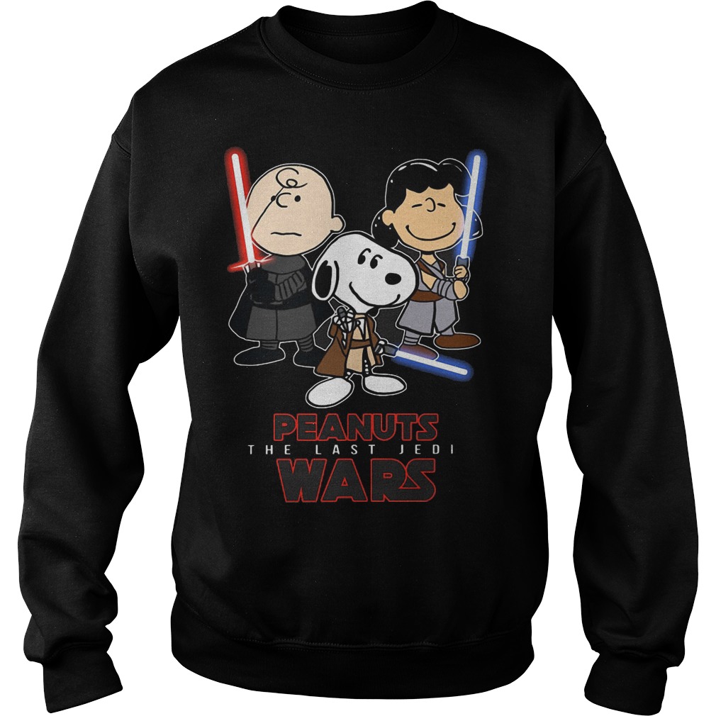 Peanuts Wars Last Jedi Sweatshirt