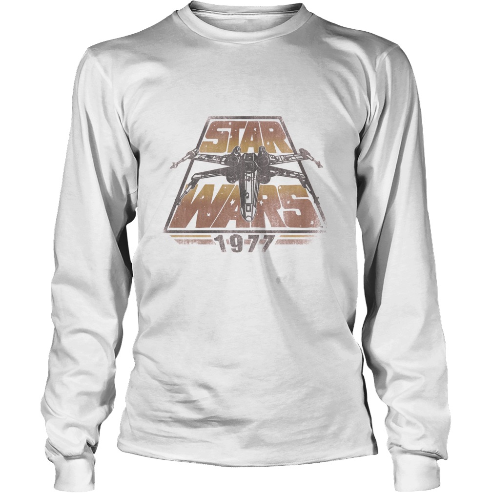 Star Wars X Wing 1977 Vintage Retro Premium Graphic Longsleeve