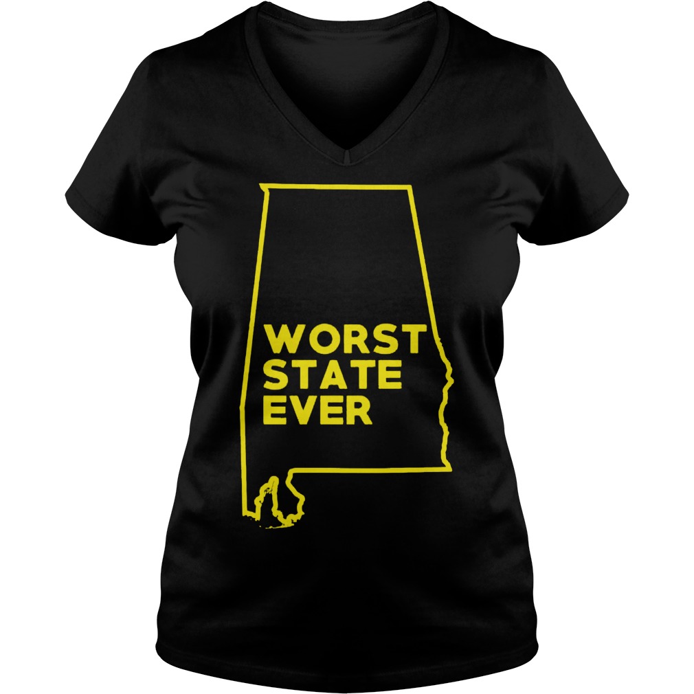 Alabama Worst State Ever V Neck
