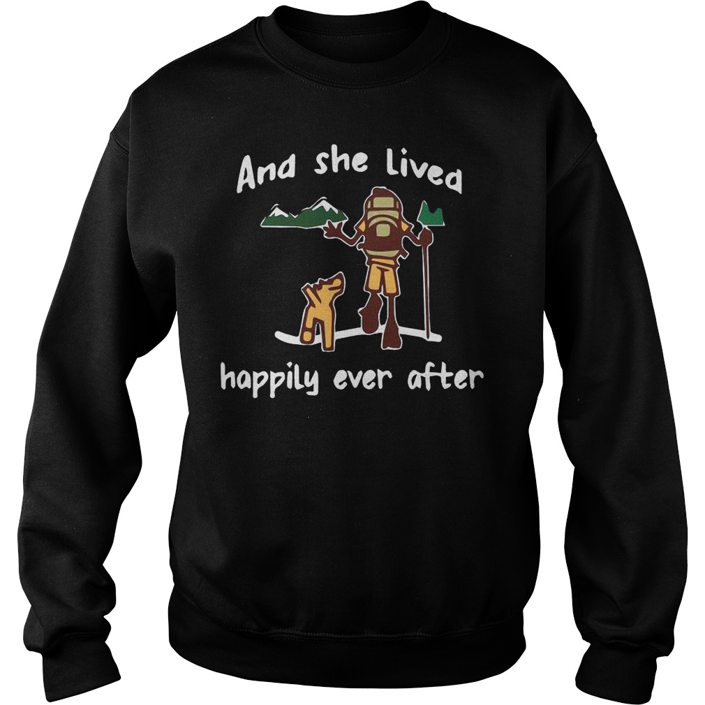 And She Lived Happily Ever After Camping Sweater