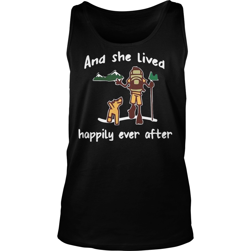 And She Lived Happily Ever After Camping Tanktop