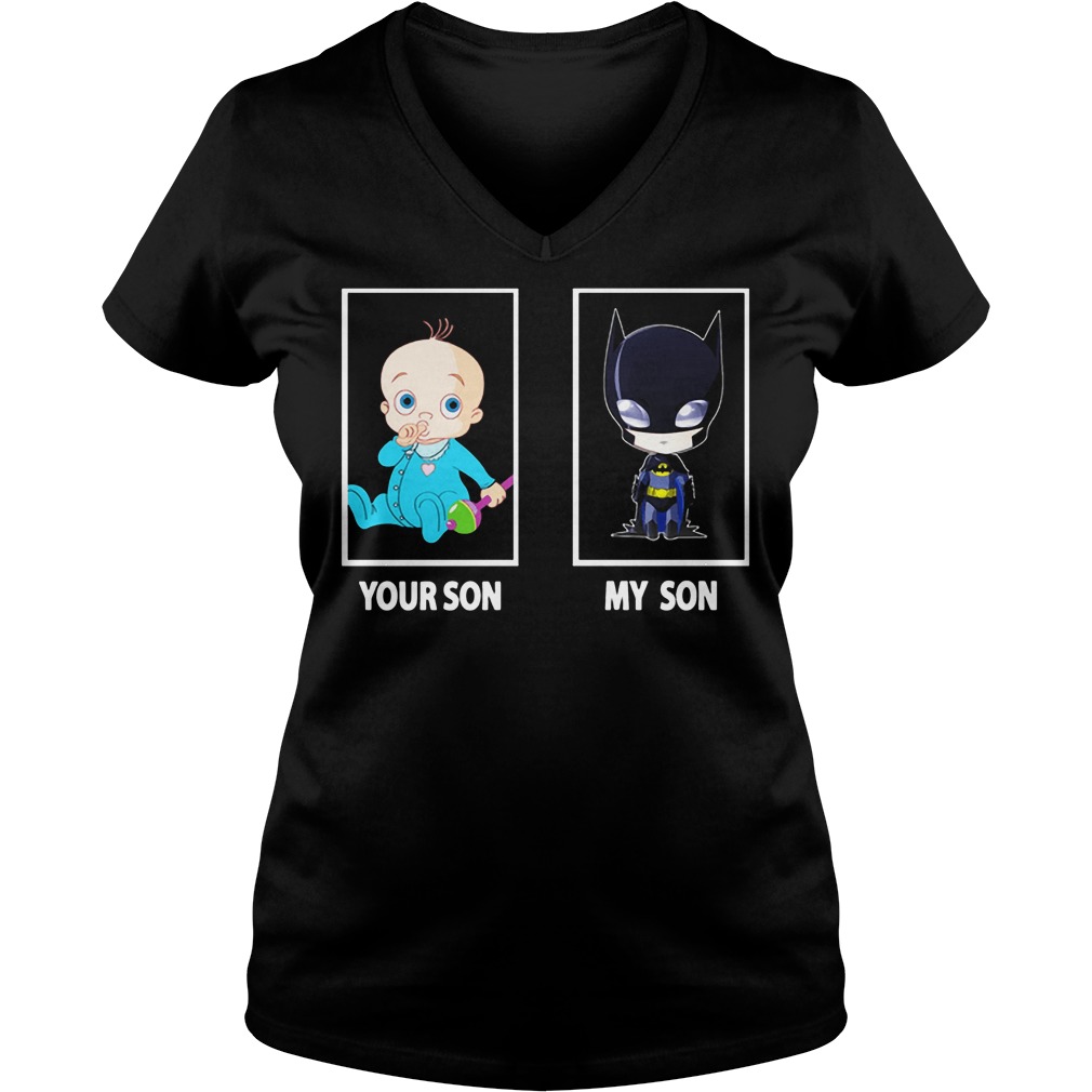 Batman Your Son My Son V Neck