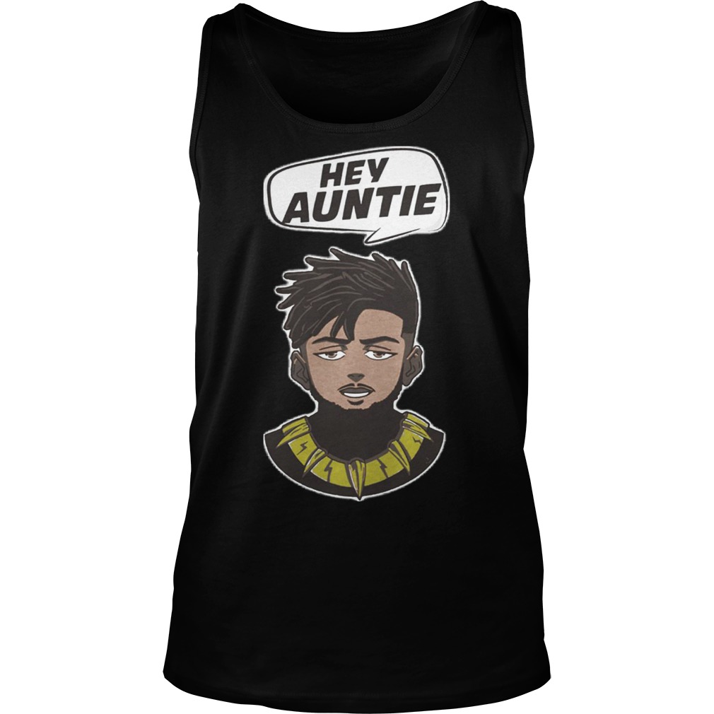Black Panther Erik Killmonger Hey Auntie Tanktop