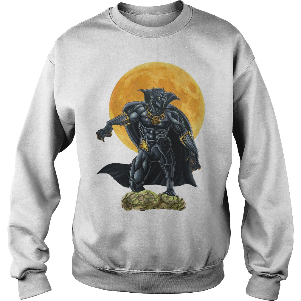 Black Panther Go To The Moon Sweat Shirt