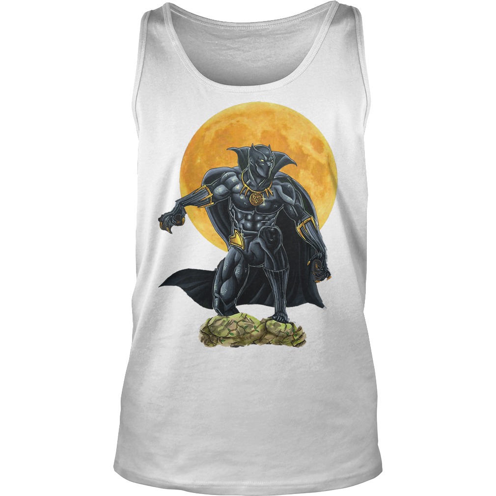 Black Panther Go To The Moon Tank Top