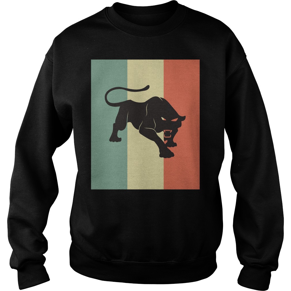 Black Panther Silhouette Sweater