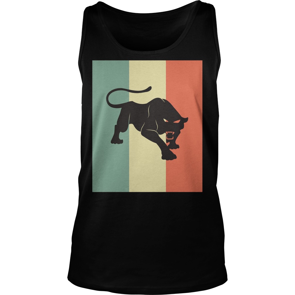 Black Panther Silhouette Tanktop