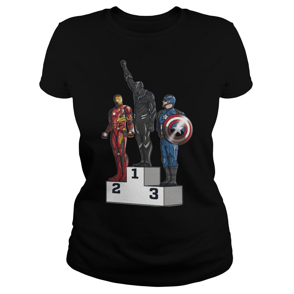 Black Panther Winner Ladies Tee