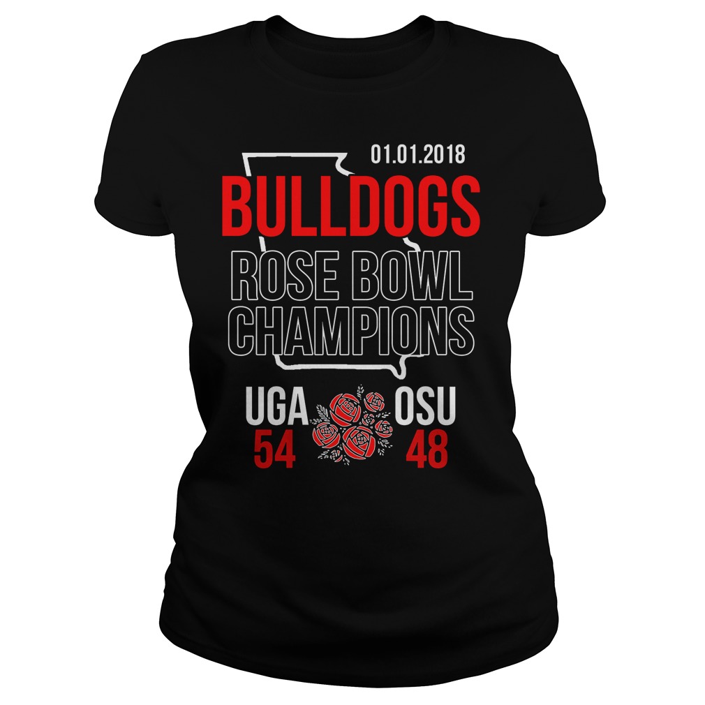 Bulldogs Rose Bowl Champions 2018 Georgia Ladies
