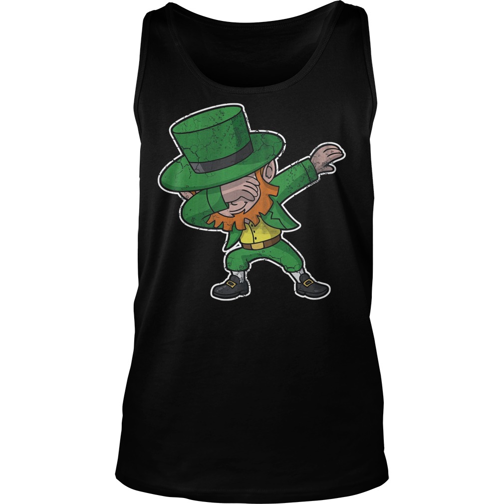 Dabbing Leprechaun Irish St Patricks Day Tanktop
