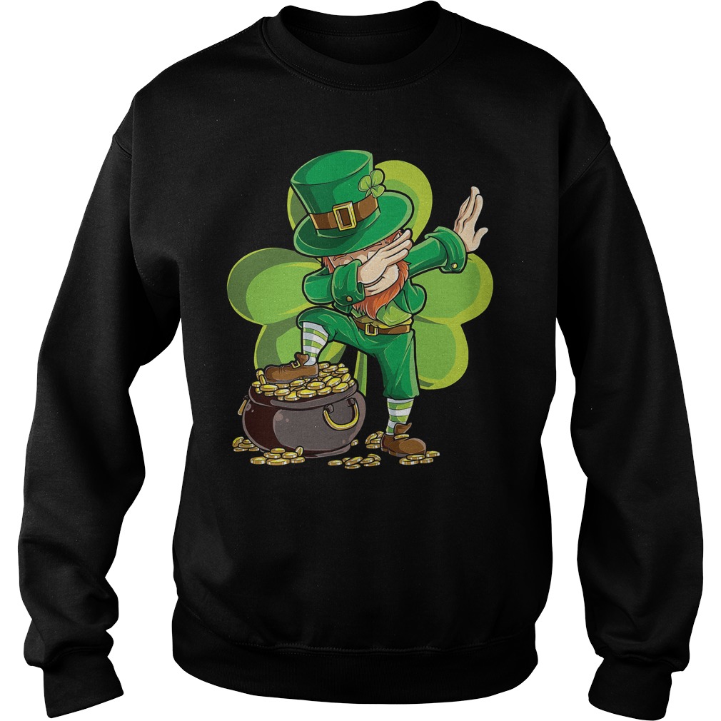 Dabbing Leprechaun St Patricks Day Sweater