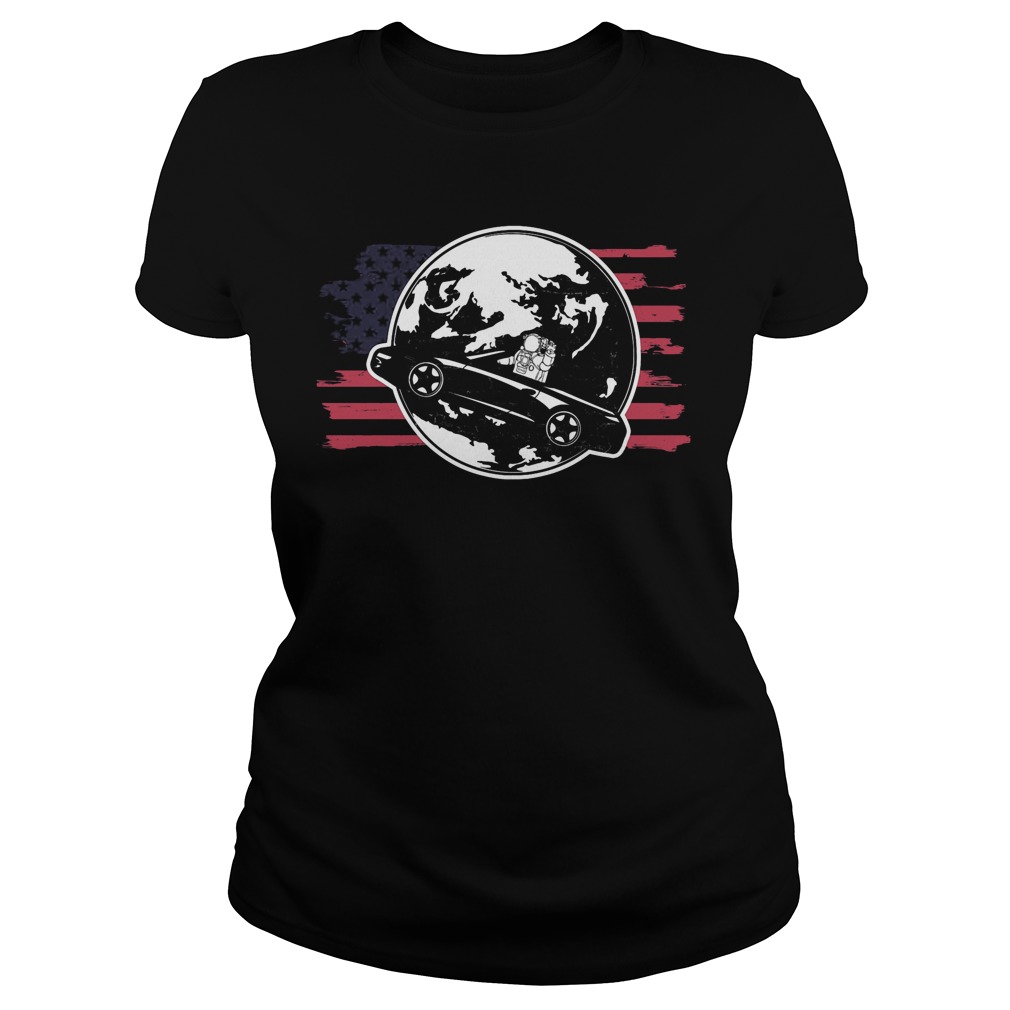 Distressed American Space Race Astronaut Ladies