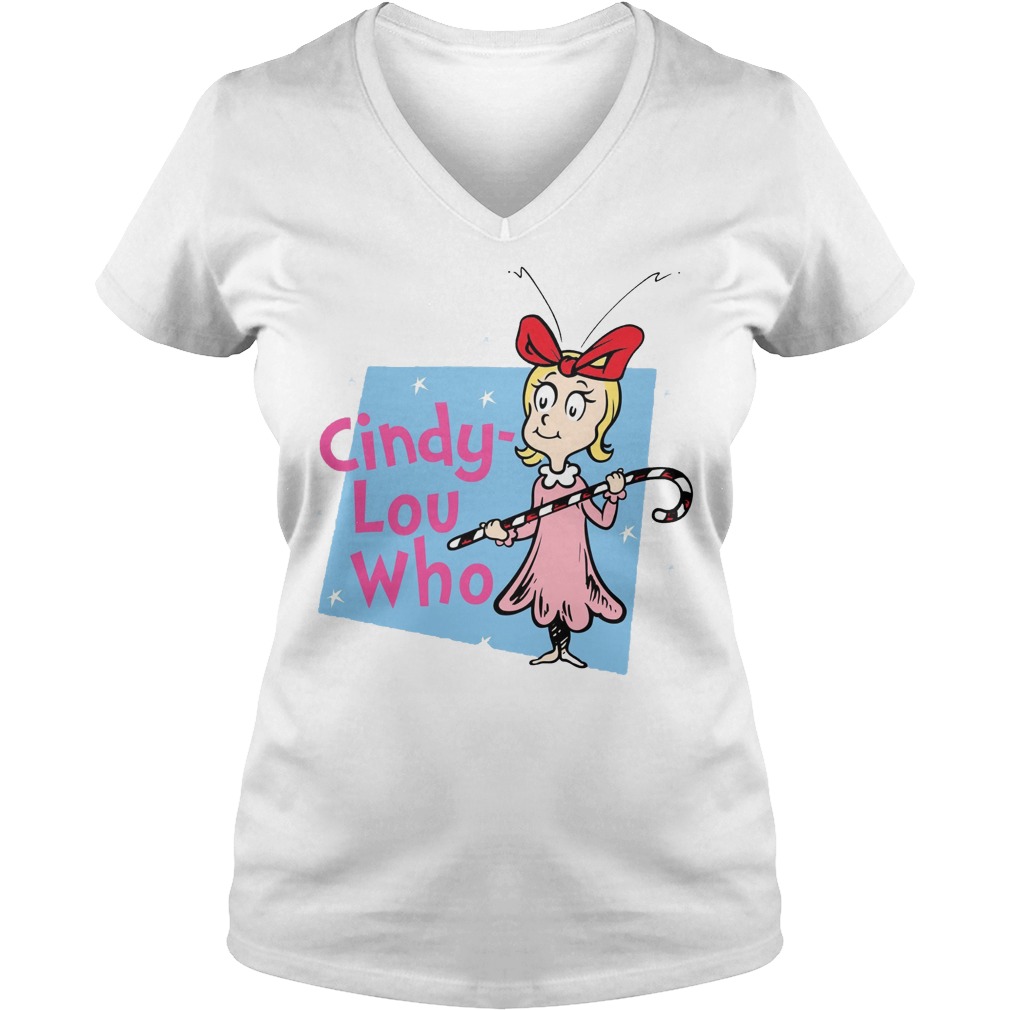 Dr Seuss Cindylou Who V Neck