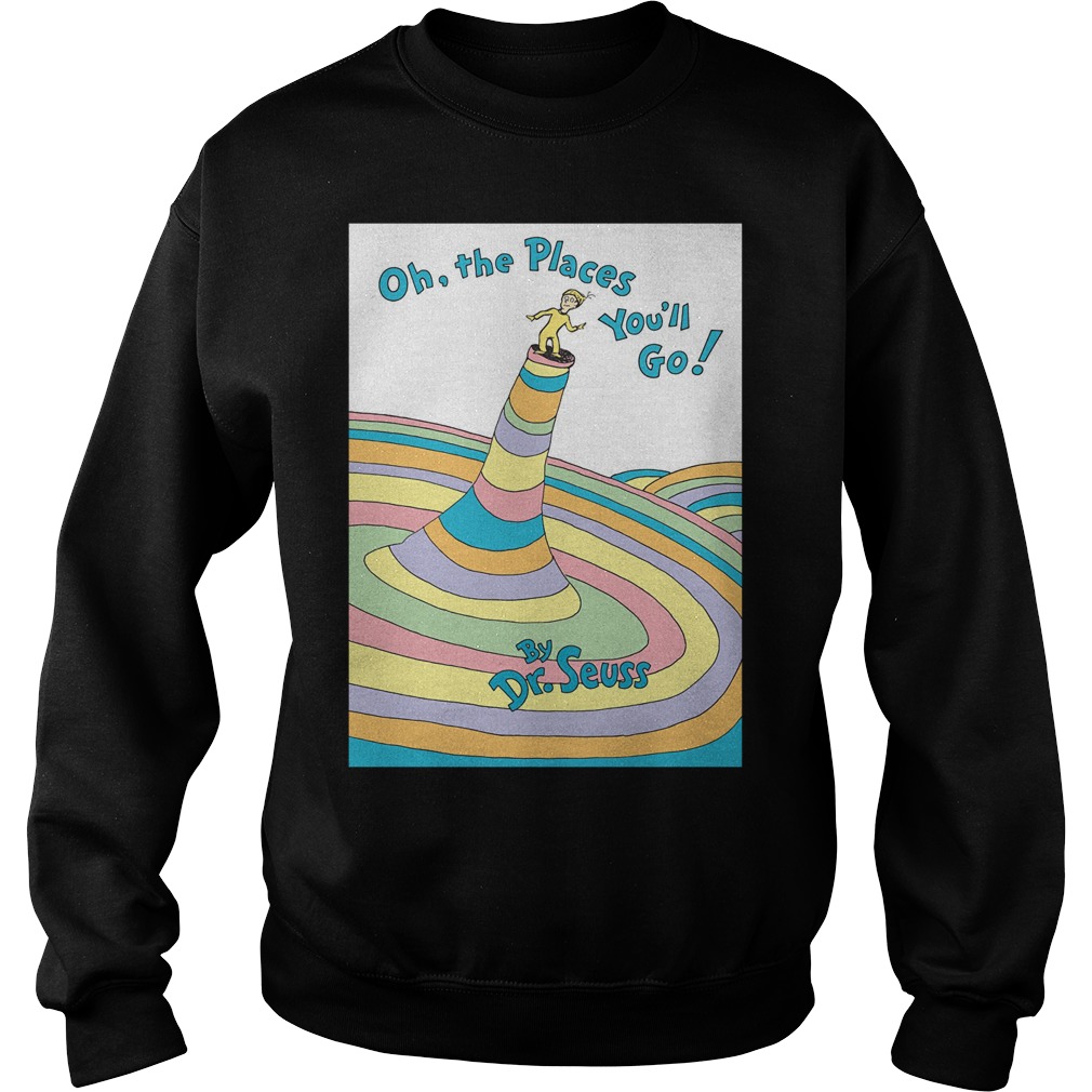 Dr Seuss Oh The Places Youll Go Book Cover Sweater