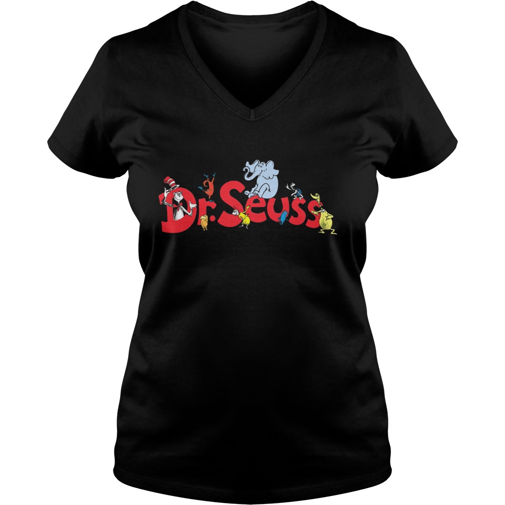 Dr. Seuss Family V Neck