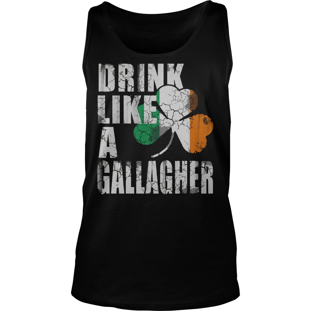 Drink Like A Gallagher Tanktop