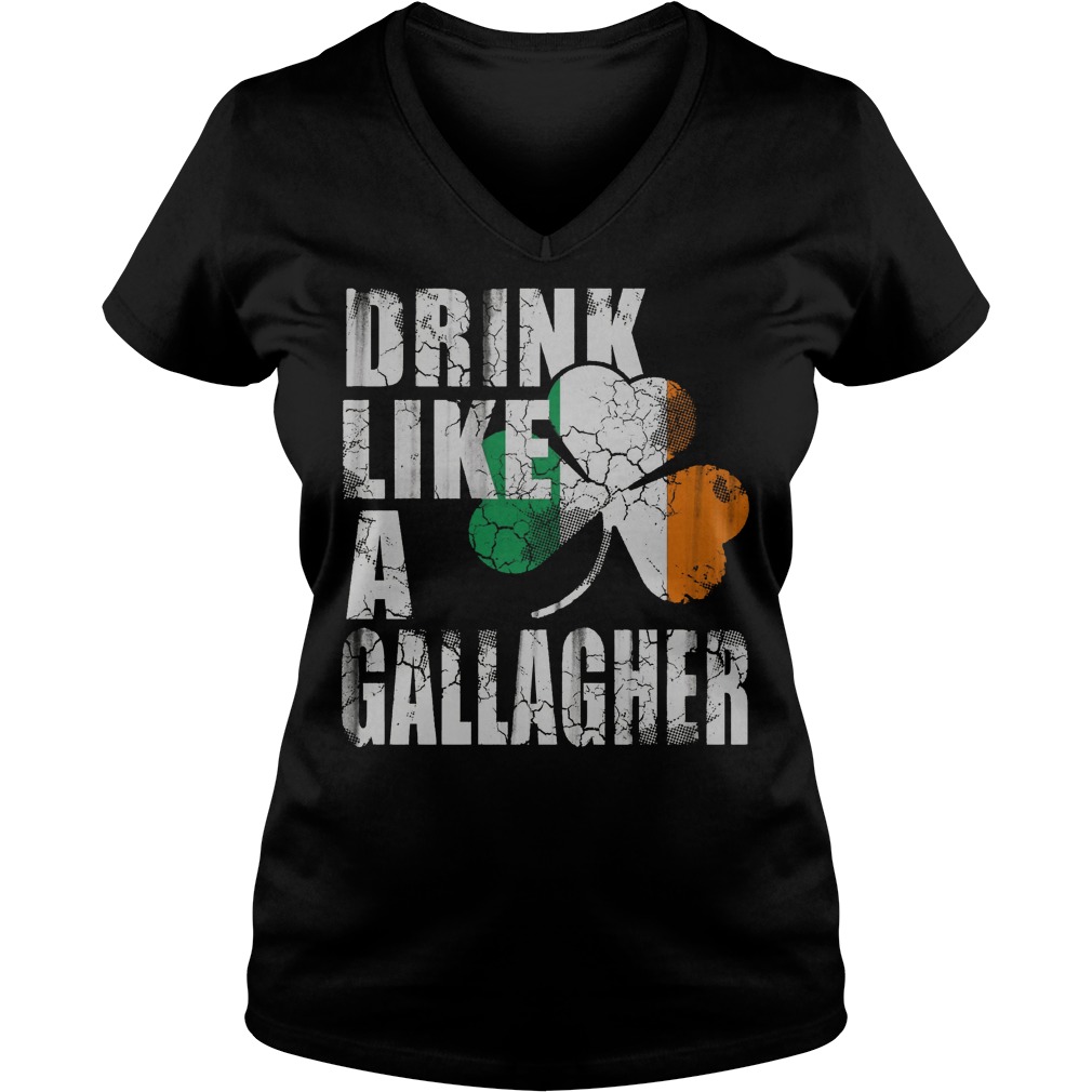 Drink Like A Gallagher V Neck