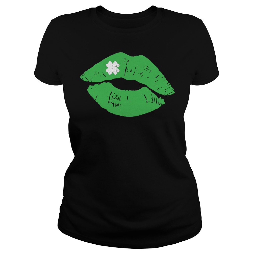 Green Lipstick Shamrock Kiss Ladies