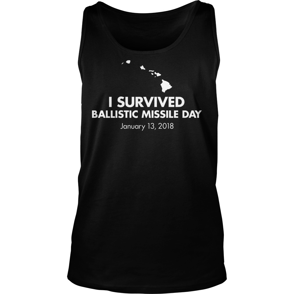 I Survived Ballistic Missile Day Tanktop